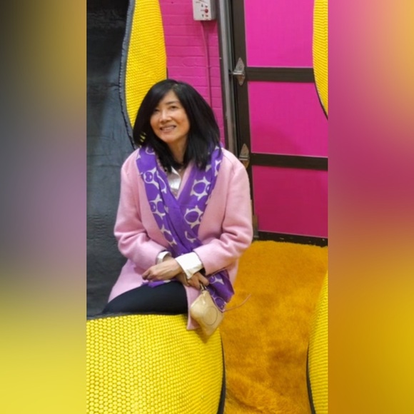 Codello Super Fun Pinguin 100% Wool Scarf In Purple - Picture 1 of 6